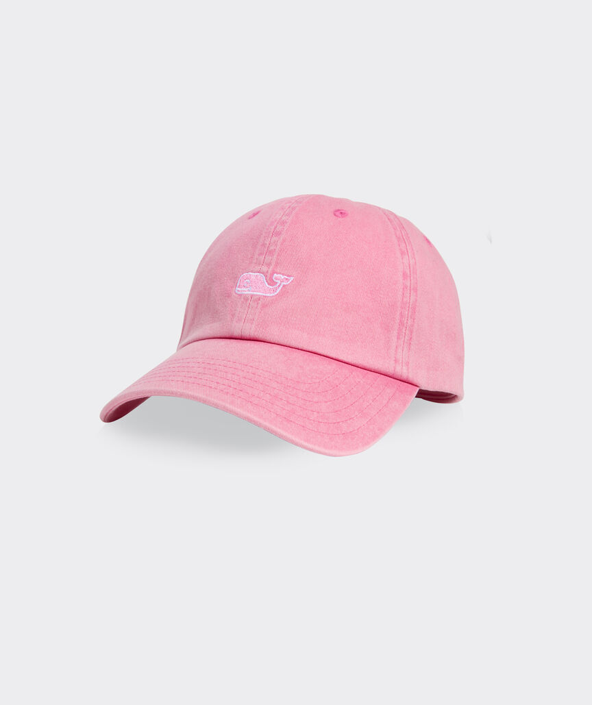 Garment-Washed Classic Whale Baseball Hat