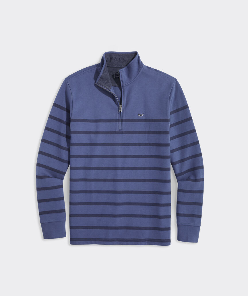 Breton Stripe Saltwater Quarter-Zip