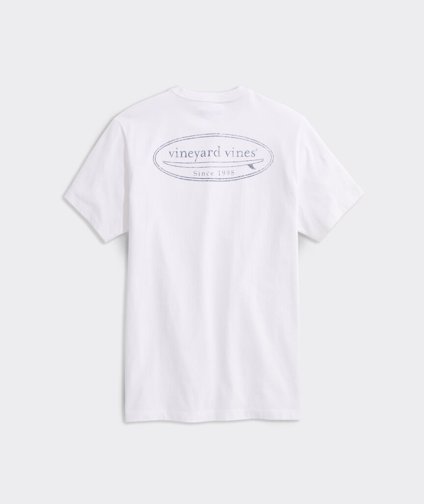 Drift Dye Outlined Surf Logo Short-Sleeve Pocket Tee