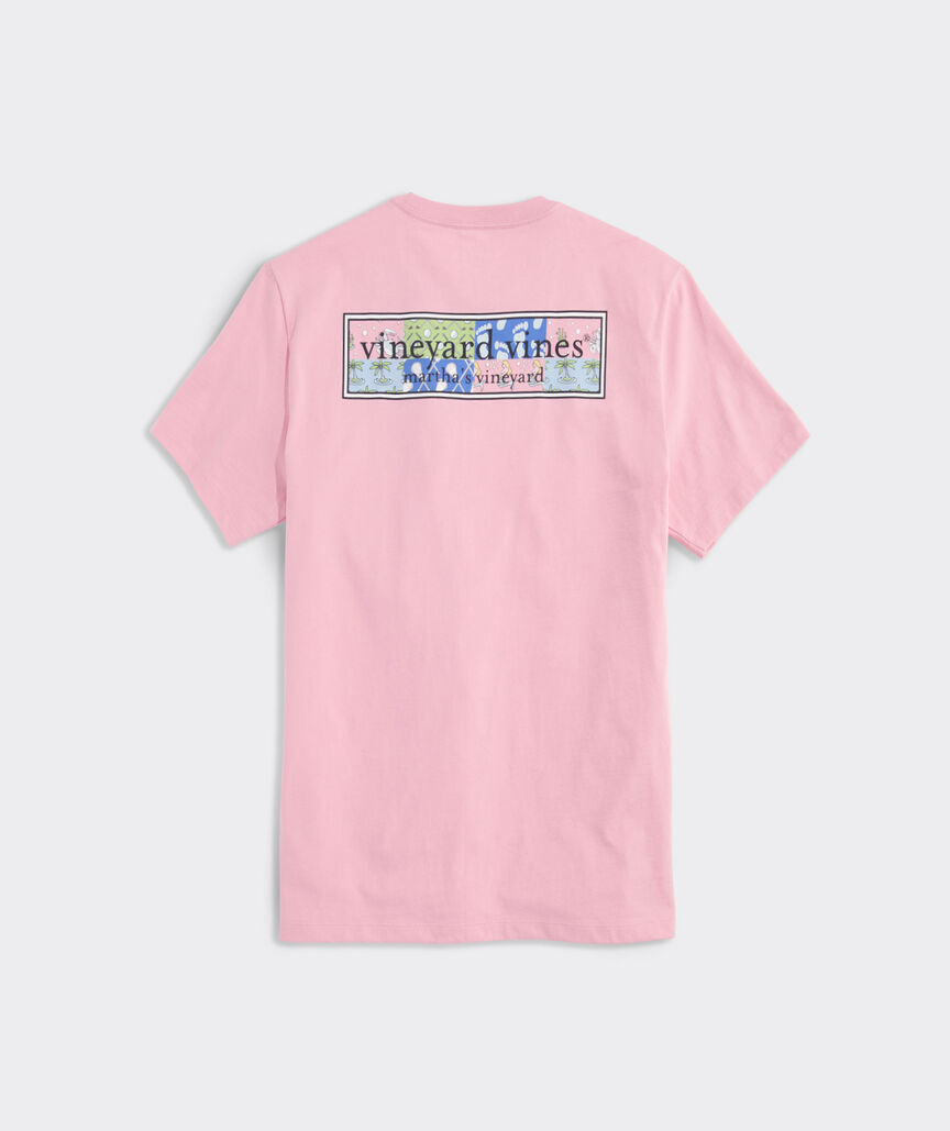 Classic Patchwork Logo Box Short-Sleeve Pocket Tee