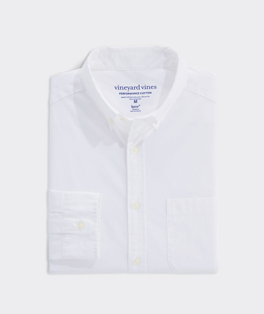 Breakwater Solid Performance Cotton Shirt