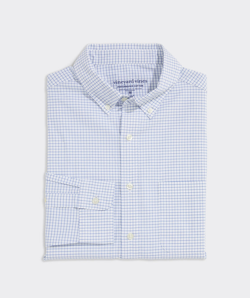 Calabash Check Performance Cotton Shirt