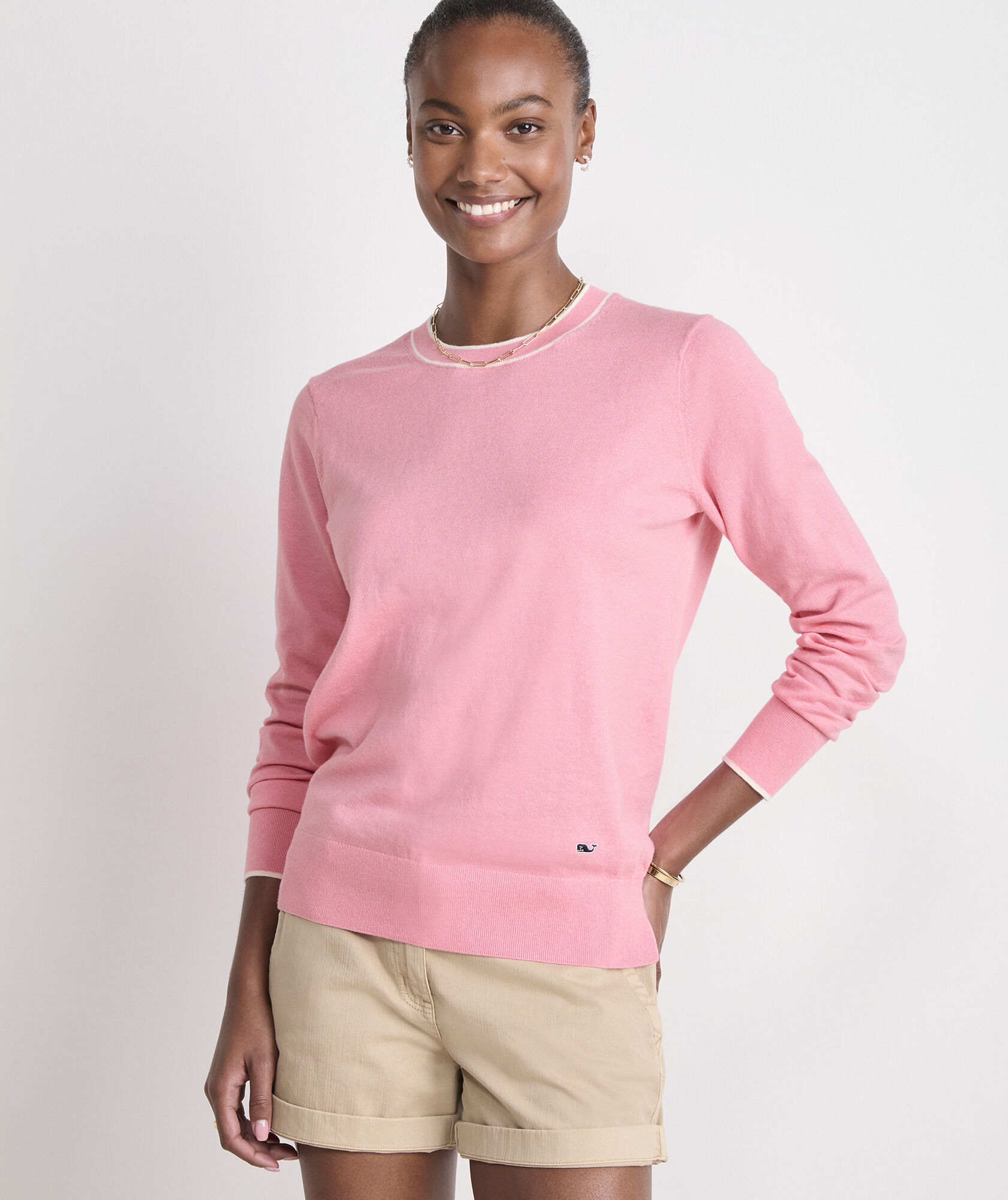 Cotton Cashmere Heritage Crewneck Sweater