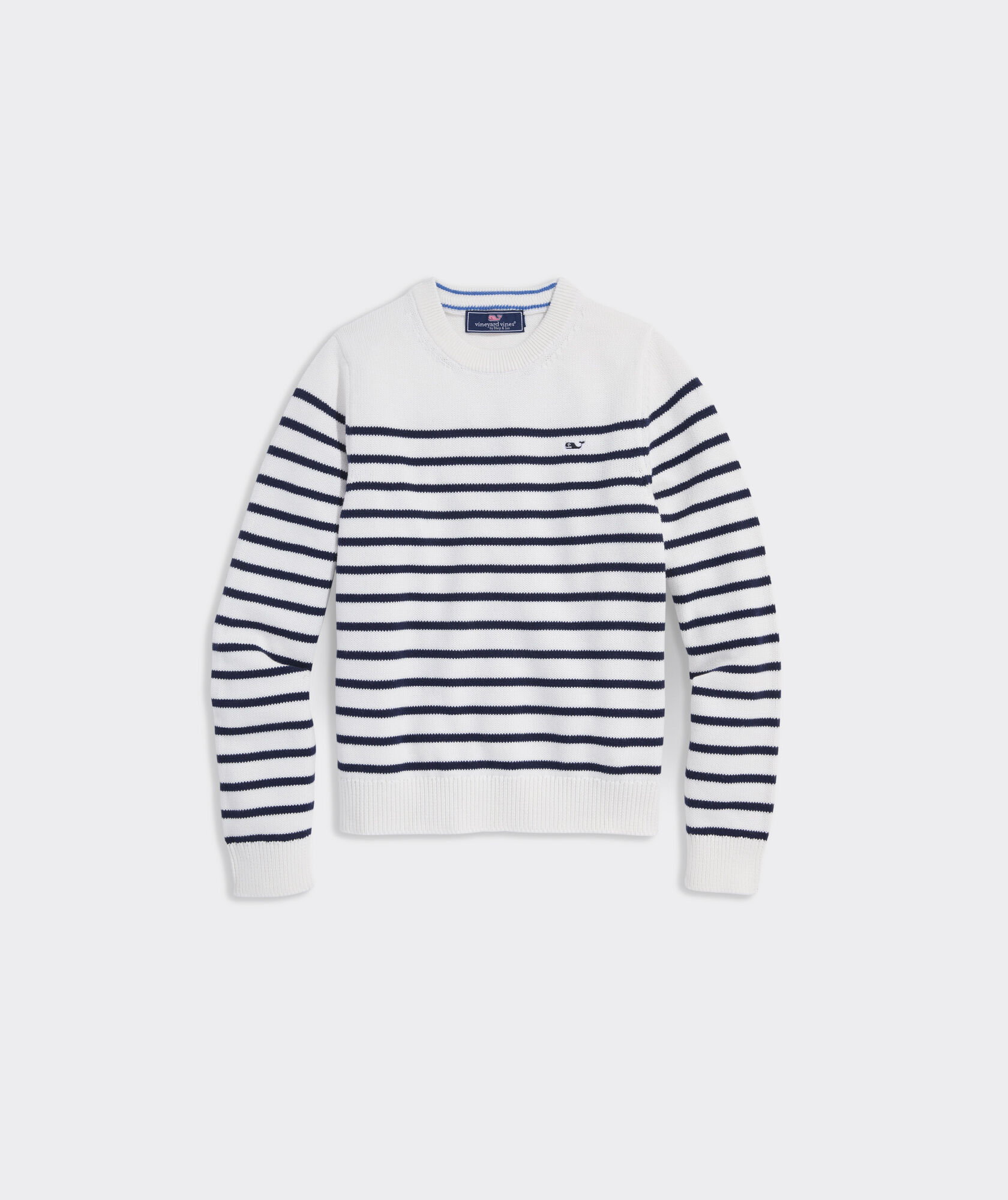 Boys' Heritage Stripe Cotton Crewneck