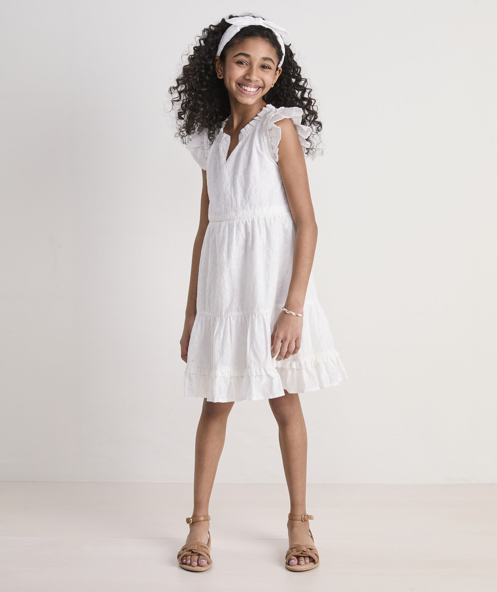 Girls' Piper Eyelet Dress