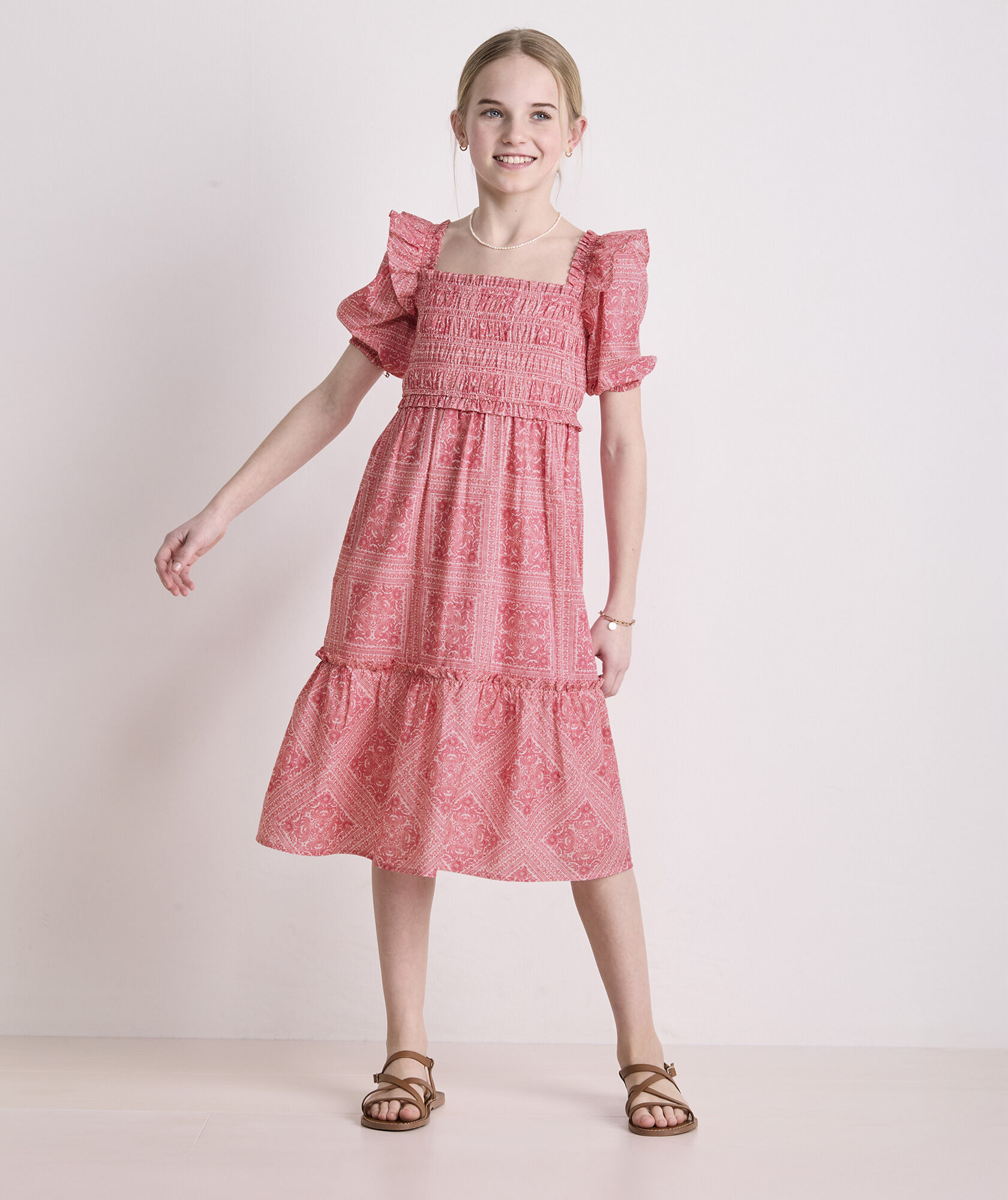 Girls' Lena Midi Dress
